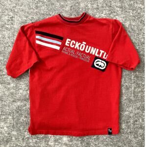 VTG Y2K Ecko Unltd T-shirt Mens Medium embroidered hip hop rap heavy weight